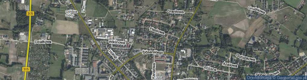 Zdjęcie satelitarne Spokojna ul.